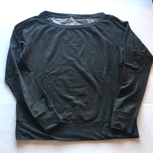 "Nike" Dri-Fit Long Sleeve Sweater Dark Gray (L)